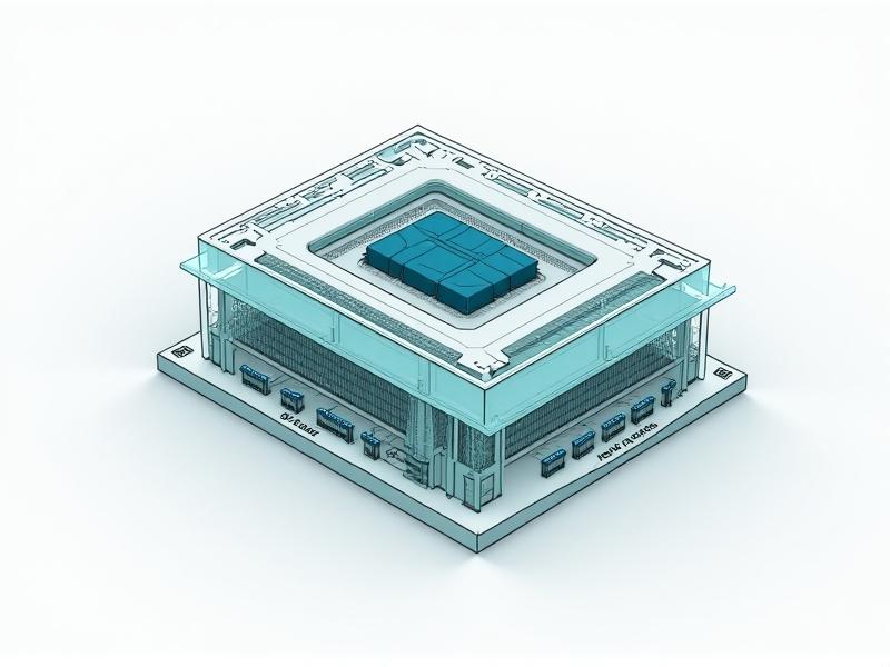 Cutaway technical illustration showing a beehive frame embedded with waterproof accelerometers connected to a solar-powered transmitter unit. The perspective reveals internal components like lithium-ion batteries and microprocessors, rendered in clean vector graphics with teal and grey color schemes.