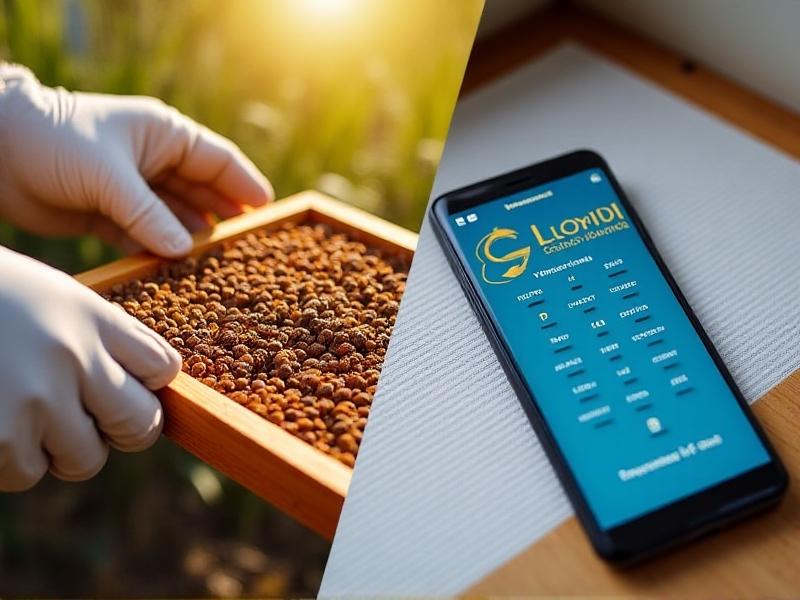 A split-screen image: on the left, a beekeeper in gloves manually inspects a bee frame under sunlight, while on the right, a sleek sensor mat displays digital mite counts on a smartphone screen. The contrast highlights the shift from labor-intensive methods to modern, non-invasive technology.